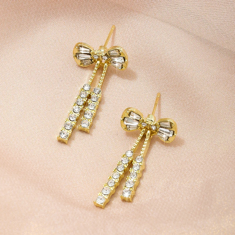 Earrings For Women Rhinestone Women Pendients Korean Design Fashion Jewelry OL Style